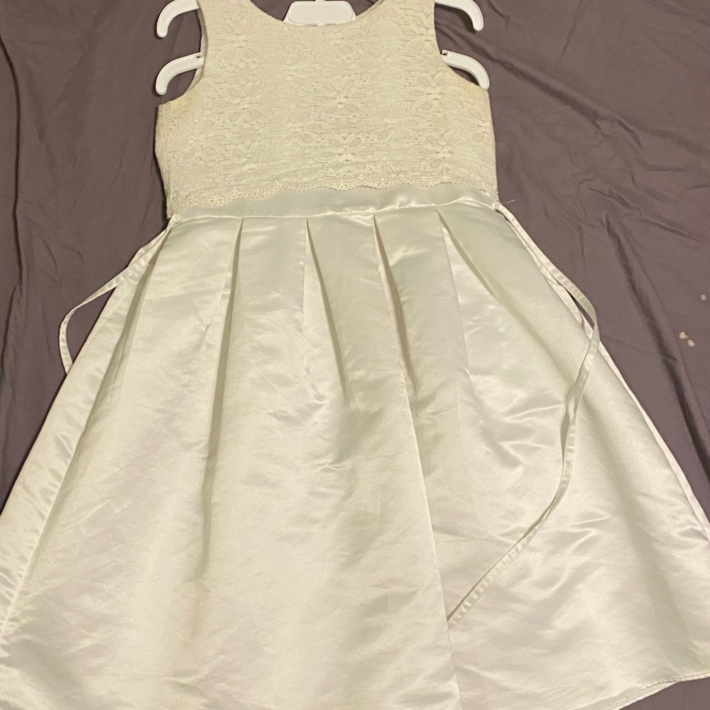 White/cream kids bridal dress (never worn)
